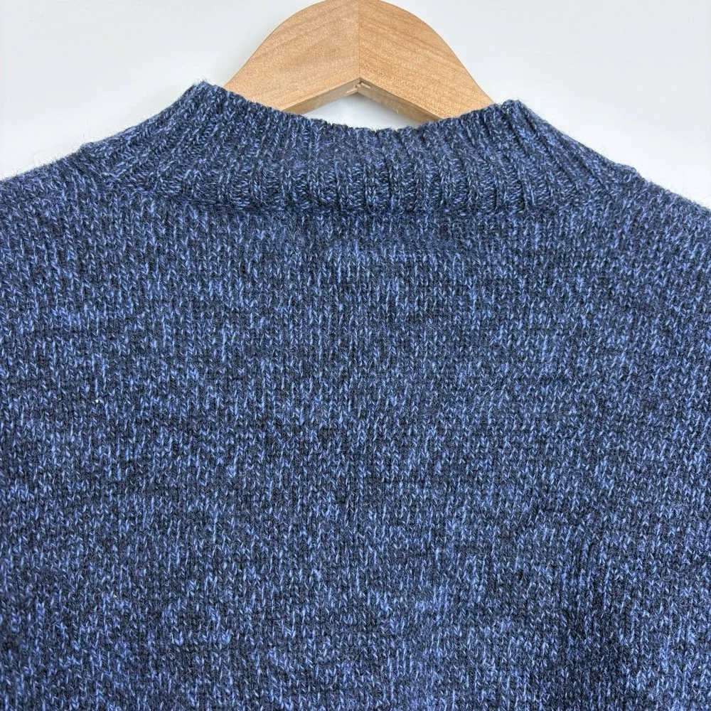 Vtg Women's Eddie Bauer Wool Blend Cardigan Sweater Grannycore Grandma Sz L - Picture 11 of 14